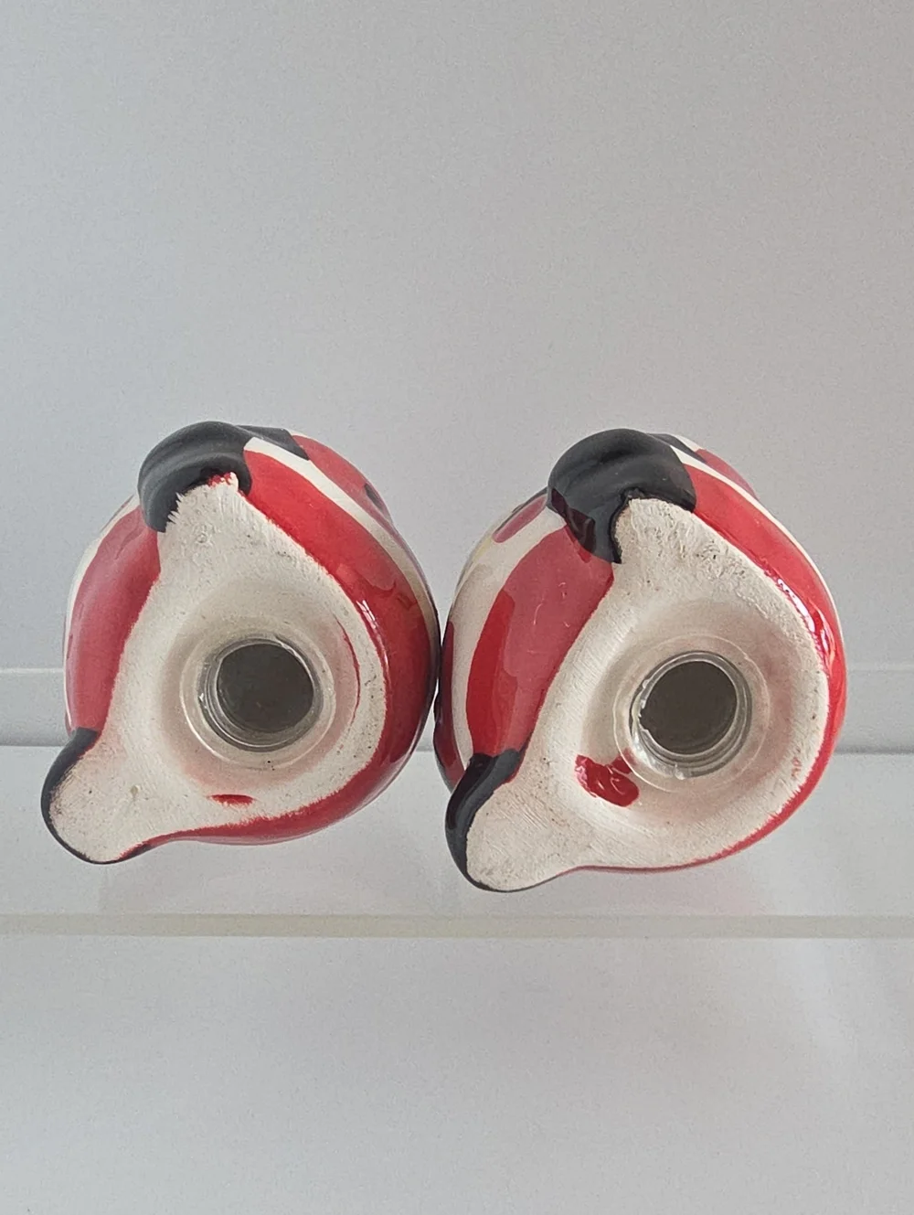 Vintage Ceramic Santa Claus Salt & Pepper Shaker Set